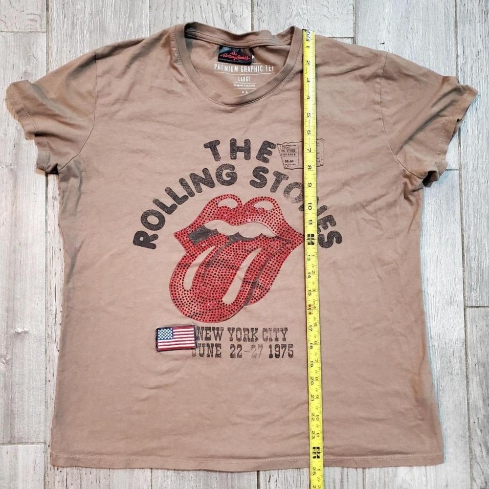 The Rolling Stones Women's Large bling double sided‎ graphic t-shirt - Picture 6 of 7
